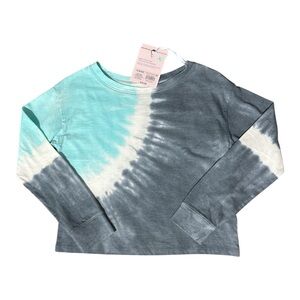 More Than Magic Top in Aqua & Gray 6X
